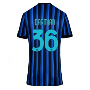 Inter Milan Matteo Darmian #36 Replika Hjemmebanetrøje Dame 2025-26 Kortærmet